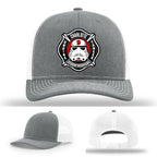 Charlotte Station 9 firefighter hat with leather patch