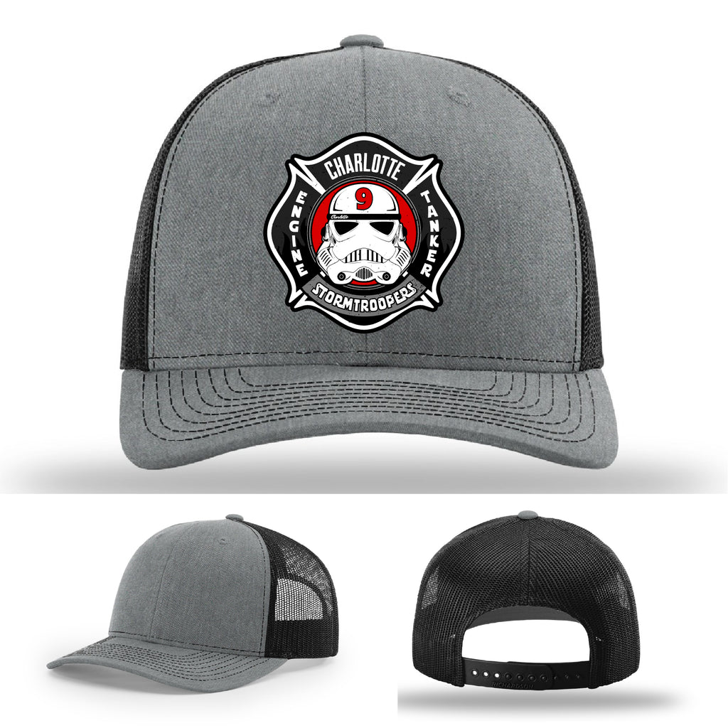 Charlotte Fire Department Station 9 firefighter pride hat