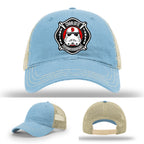 CFD Station 9 firefighter hat with authentic leather patch
