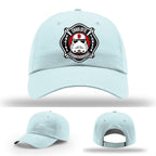 Charlotte Station 9 fire department pride leather patch hat