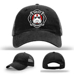 Charlotte Fire Department Station 9 leather patch firefighter gear
