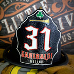 Classic custom helmet shield professional firefighter style