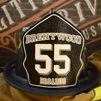 Classic custom helmet shield sharp firefighter profile