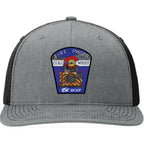 Colorado West Fire Photo leather patch firefighter hat with official logo
