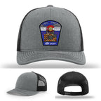 Firefighter hat with Colorado West Fire Photo leather patch identity