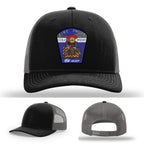 Firefighter pride hat featuring Colorado West Fire Photo leather patch