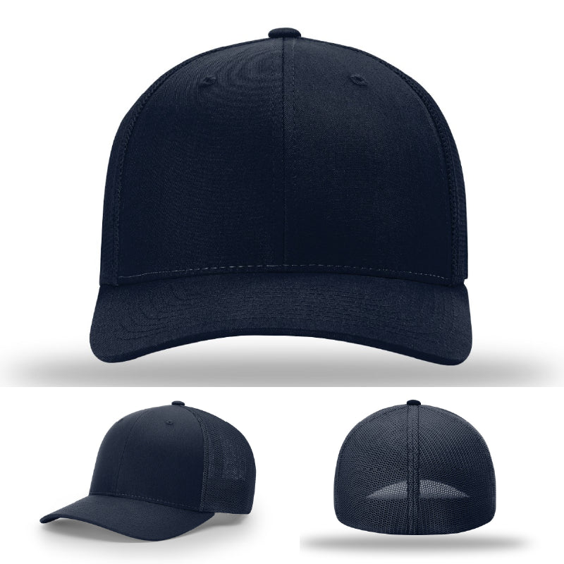 Blank custom hat foundation for firefighter patch
