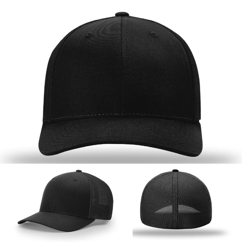 Blank firefighter station hat ready for patch text