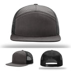 Plain custom hat showing firefighter patch area
