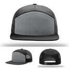 Blank custom leather patch hat ready for personalization
