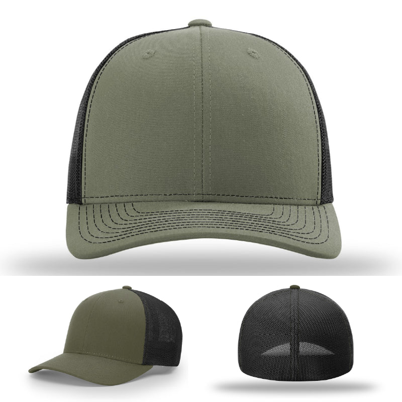 Blank firefighter station hat for personalization