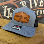Custom firefighter hat with clipart and patch design