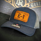 Custom leather patch hat for firefighters and crews