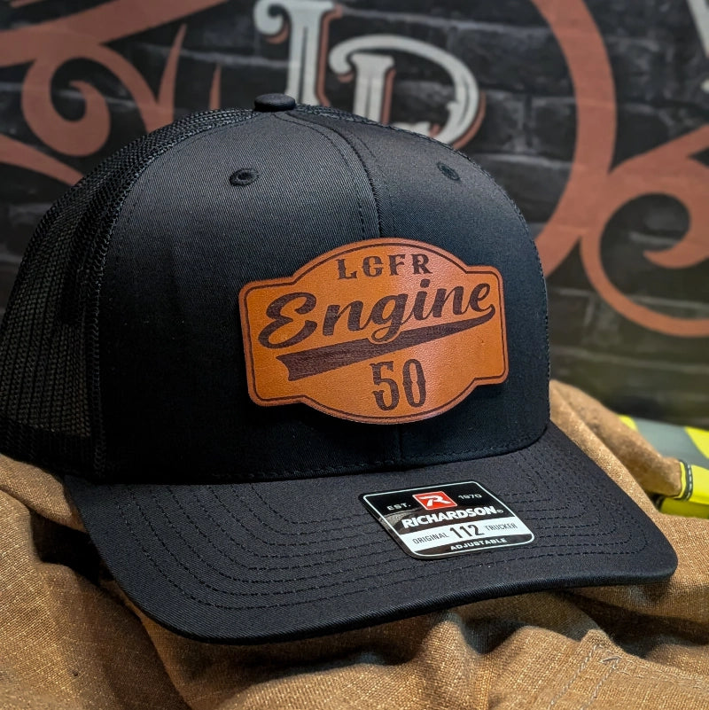 Create your own leather patch Richardson hat