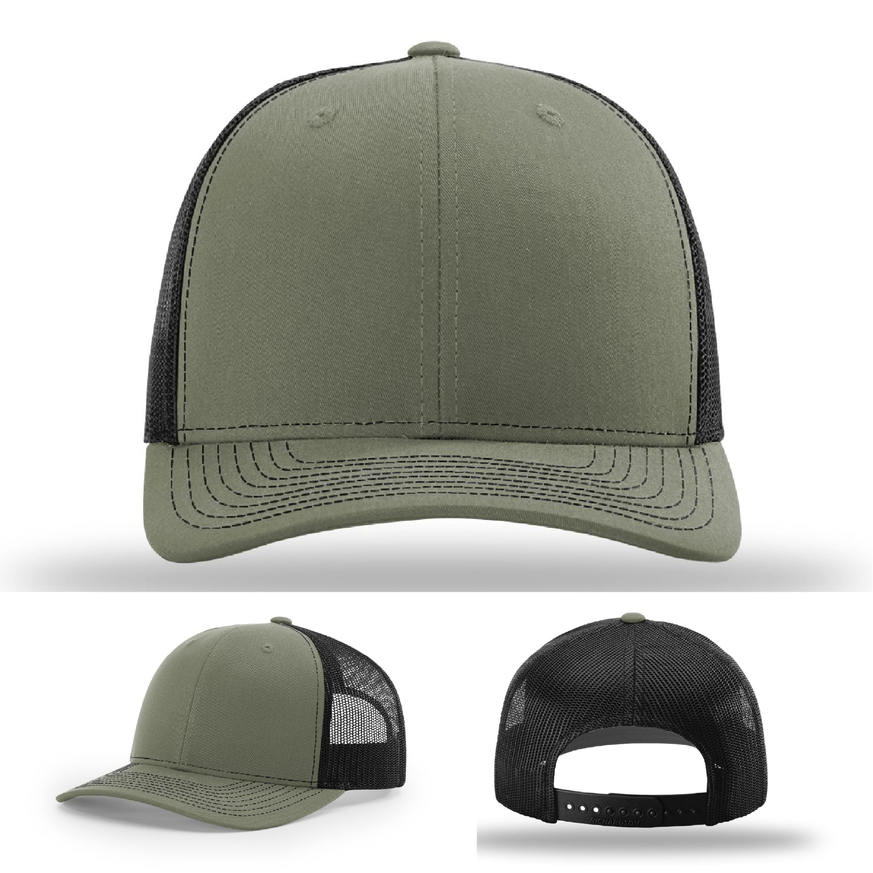 Empty hat base for department logo upload