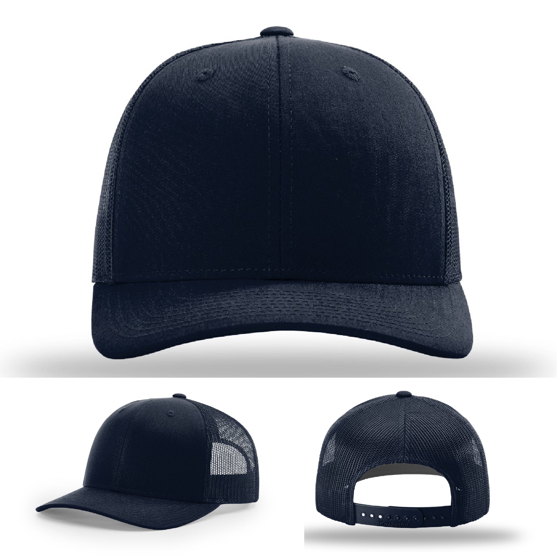 Blank hat showing customization preview area