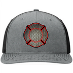 Custom leather patch hat with business branding
