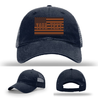 Custom hat variant with flag patch example