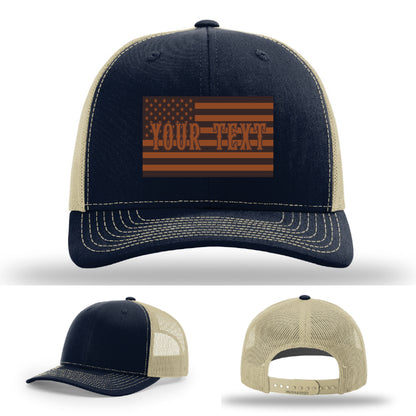 Station hat variant with flag style design