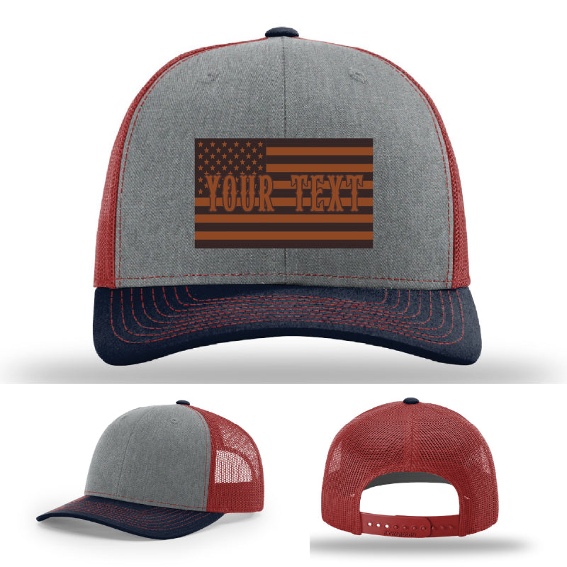 Station hat variant showing flag patch option