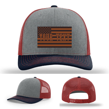 Station hat variant showing flag patch option