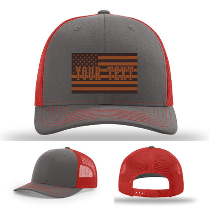 Station hat variant with custom flag patch