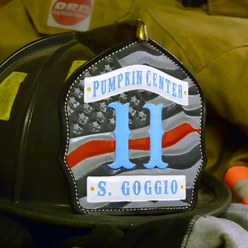 firefighter flag motorcycle half helmet Custom American Flag Firefighter Helmet Shield – LittleRiverCustoms