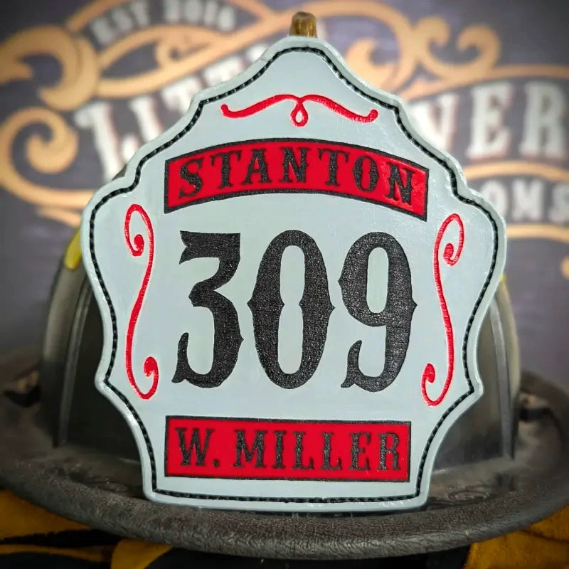 custom helmet shield shown in natural well defined style