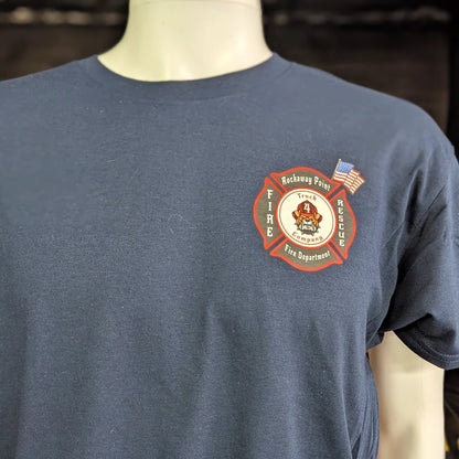 Firefighter t shirt with custom logo print perfect for station pride and events