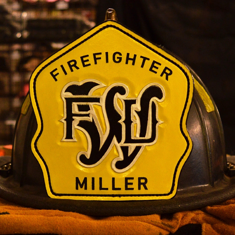 firefighter helmet shield designed outside standard leather styles