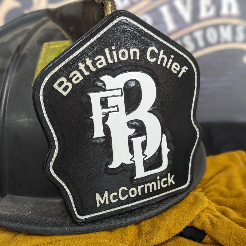 firefighter helmet shield featuring one off leather construction