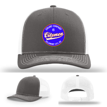 Delaware City Engine 15 firefighter hat fire department hat