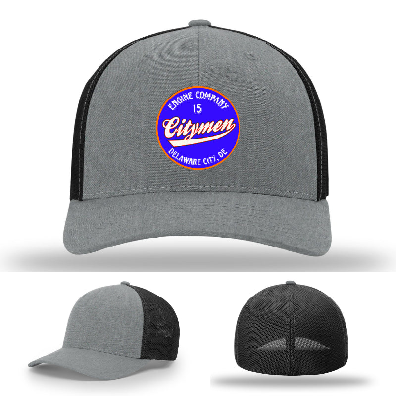 Delaware City Engine 15 fire company hat firefighter hat design