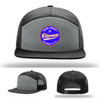 Delaware City Engine 15 firefighter hat leather patch design