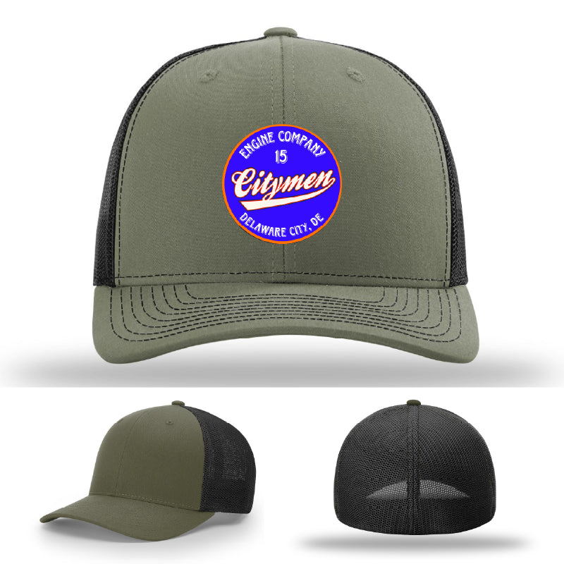 Delaware City Engine 15 firefighter hat custom fire hat