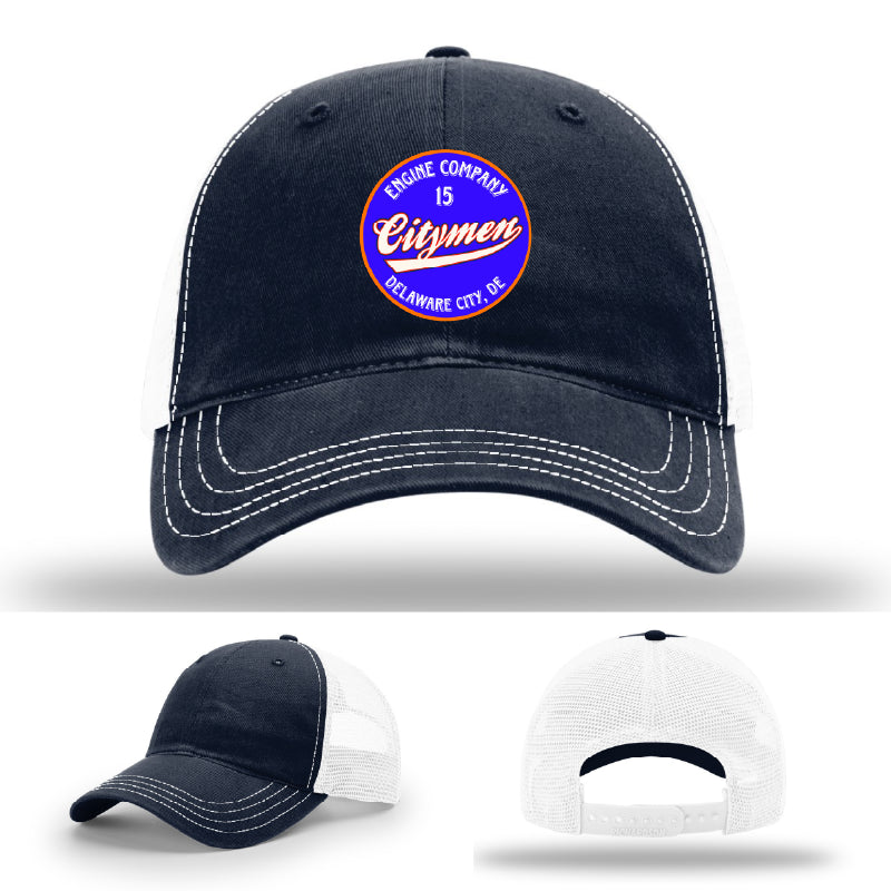 Delaware City Engine 15 firefighter hat fire department apparel
