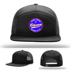 Delaware City Engine 15 fire company hat leather patch