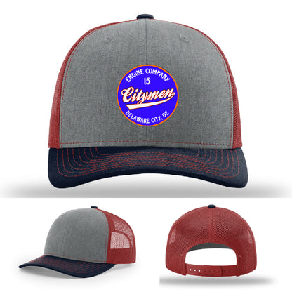 Delaware City Engine 15 firefighter hat department custom hat