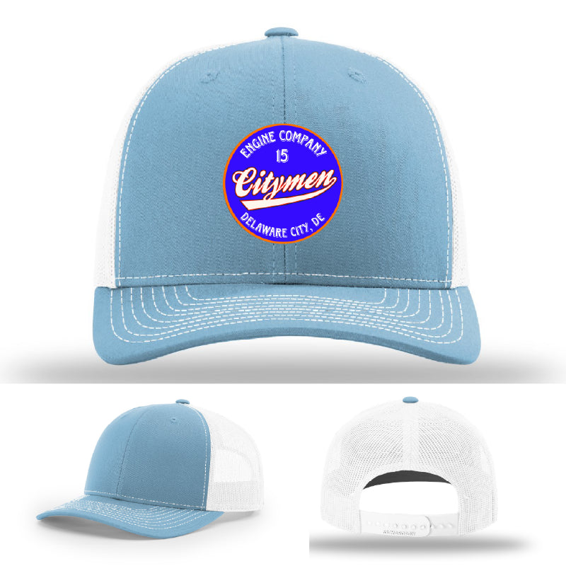 Delaware City Engine 15 firefighter hat fire company hat