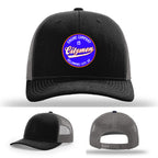 Delaware City Engine 15 fire company firefighter hat leather