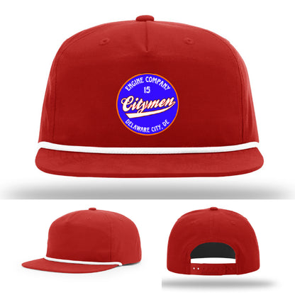 Delaware City Engine 15 firefighter hat department pride