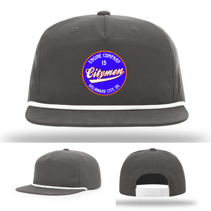 Delaware City Engine 15 fire company hat custom design