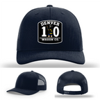Denver Fire Wagon Company 10 leather patch hat