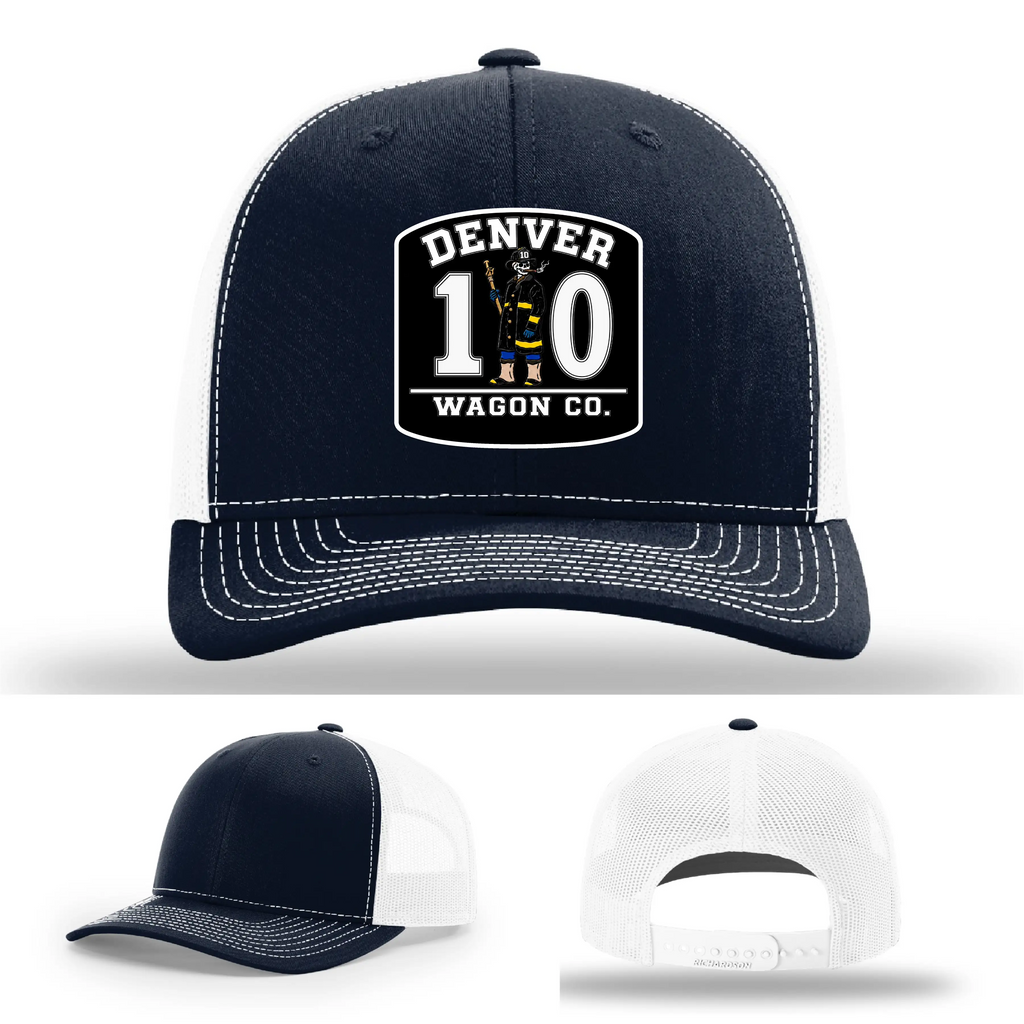 Denver NC Wagon Company 10 firefighter hat