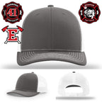 Edinburgh firefighter hat with full color Knight patch