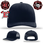 Knight patch firefighter hat for Edinburgh Fire Department