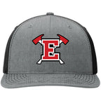 Edinburgh Fire Department Station 41 leather patch firefighter hat