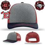 Edinburgh firefighter hat with classic axes leather patch