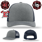 Custom leather firefighter hat for Edinburgh Fire Department