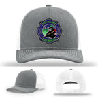 Effingham Fire Rescue firefighter gear leather patch hat